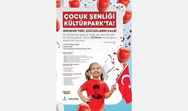 İzmir Büyükşehir Belediyesi 23 Nisan’ı çocuk şenlikleriyle kutluyor