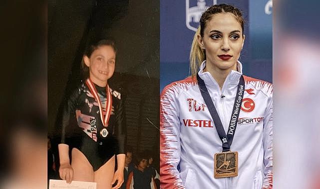 İzmir&#039;in gururu Milli cimnastikçi Göksu Üçtaş Şanlı&#039;dan spora veda