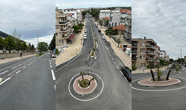 Seferihisar&#039;da Temel Cingöz Caddesi yenilendi