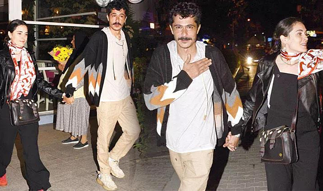 Aslıhan Gürbüz ve İsmail Hacıoğlu el ele