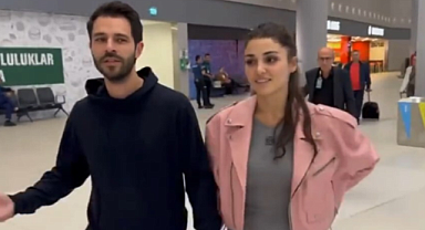 Hande Erçel ile havalimanında görüntülenen Hakan Sabancı'dan muhabire tepki: Her seferinde seninle konuşacak mıyız?