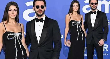 Hande Erçel ve Hakan Sabancı el ele poz verdi