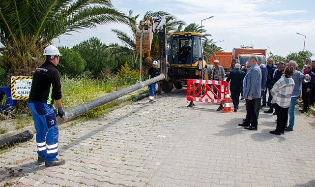 Karaburun’daki 2 bin 300 konutluk site İZSU abonesi oluyor