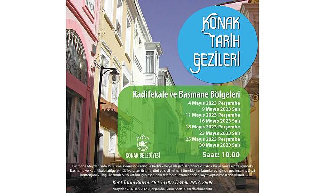 ‘Konak Tarih Gezileri’ne yoğun ilgi