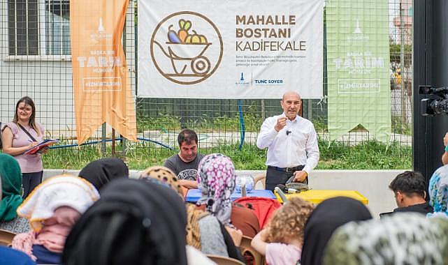 Mahalle bostanı için kura çekildi