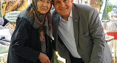 Menderes'in memleketinde İYİ Partili Karakaş'a sevgi seli