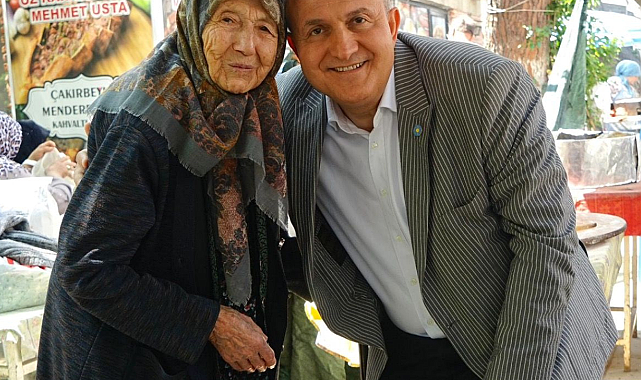 Menderes&#039;in memleketinde İYİ Partili Karakaş&#039;a sevgi seli