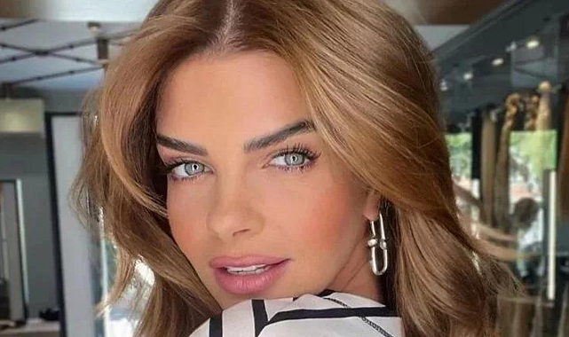 Sarışın halini unutun! Pelin Karahan, Şebeke dizisi için siyah saçlarıyla poz verdi