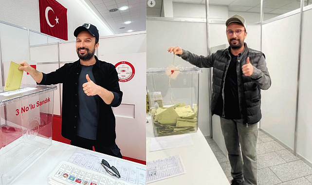 Şarkıcı Tarkan, Cumhurbaşkanlığı seçiminin 2.turunda oyunu kullandı