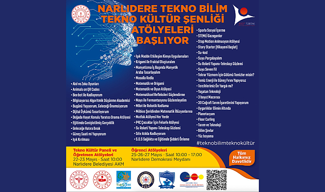 Tekno Bilim Tekno Kültür Şenliği başlıyor