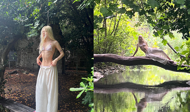 Aleyna Tilki&#039;nin bikinili pozlarını gören herkes, zayıflığıyla ilgili yorum yaptı