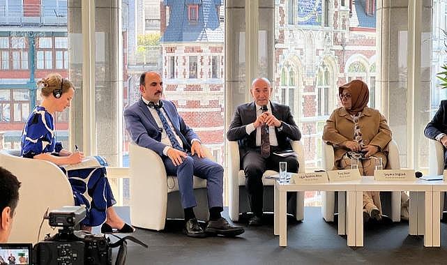 Başkan Soyer’den Brüksel’de uluslararası dayanışmanın önemine vurgu