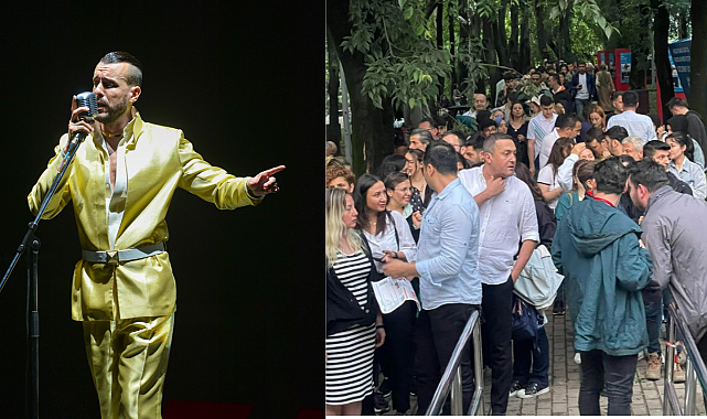 Cem Adrian konserine büyük ilgi! Yağmur bile hayranlarını engel olamadı