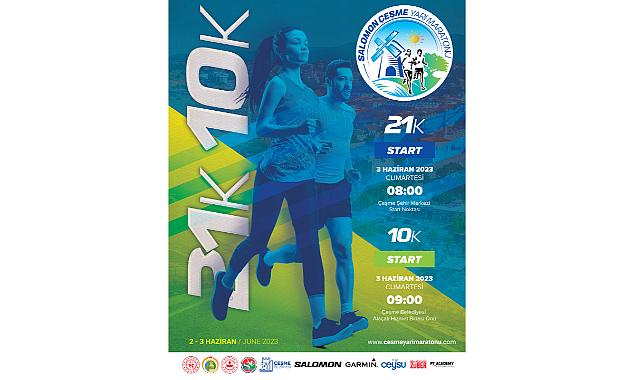 Çeşme’de, Salomon Çeşme Yarı Maratonu rüzgârı esecek