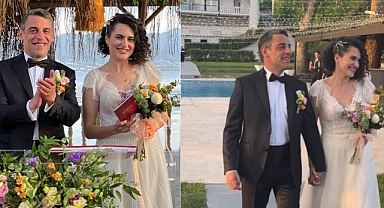 Dağhan Külegeç ve Tuğba Aytaş düğün yaptı