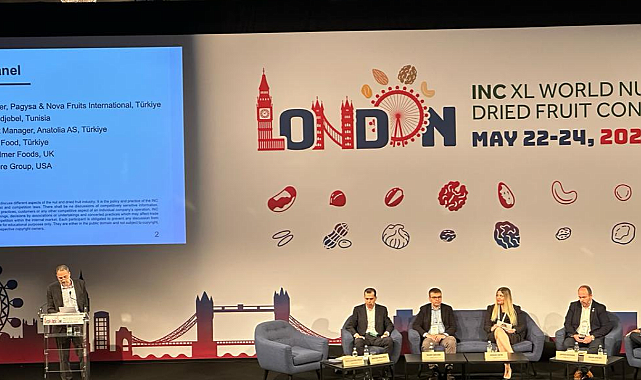 Dünya Kuru ve Kabuklu Meyve sektörünün en büyük organizasyonu INC Kongresi, Londra&#039;da gerçekleşti