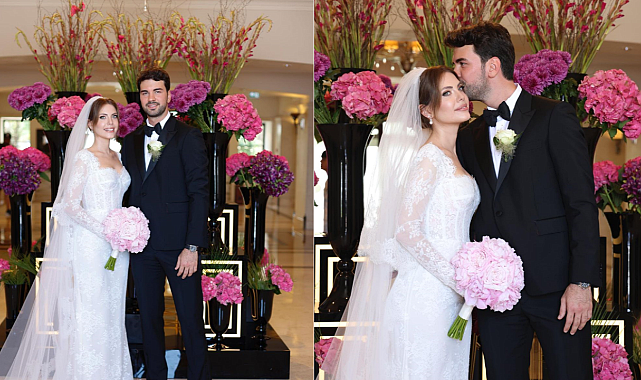 Eda Ece ile Buğrahan Tuncer evlendi