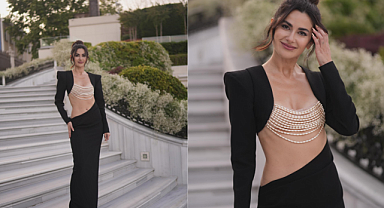 Eda Ece ve Buğrahan Tuncer'in düğününe Nesrin Cavadzade'nin iddialı elbisesi damga vurdu