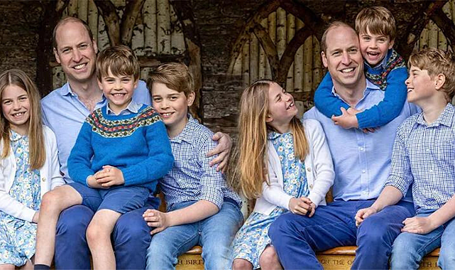 En &quot;baba&quot; kutlama: Fotoğrafta bir değil iki krala birden baktılar