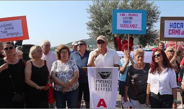 Foça&#039;da Çedes Protestosu