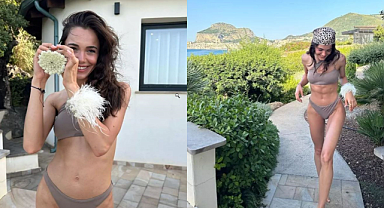 Hafsanur Sancaktutan Bikinili Pozlarıyla Gündemde