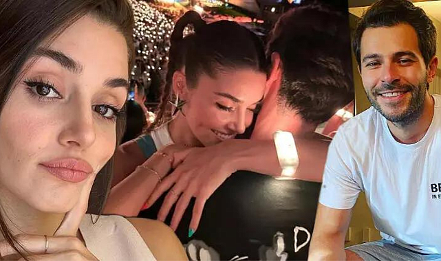 Hande Erçel ve Hakan Sabancı aşka geldi... Ünlü çiftten ilk paylaşım