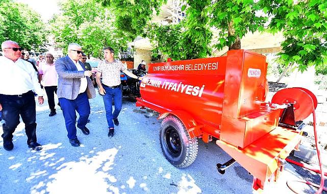 İzmir&#039;in köyleri yangına dirençli hale geliyor