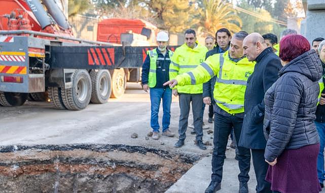 İzmir tarihinin en büyük yağmur suyu ayrıştırma yatırımı sürüyor