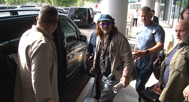 Johnny Depp İstanbul'a geldi