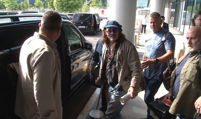 Johnny Depp İstanbul&#039;a geldi