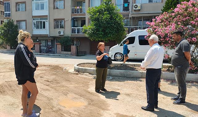 Karabağlar&#039;da kaldırımlar yenileniyor