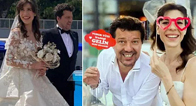 Oyuncu İlker Aksum ve Dilay Ekmekçioğlu evlendi