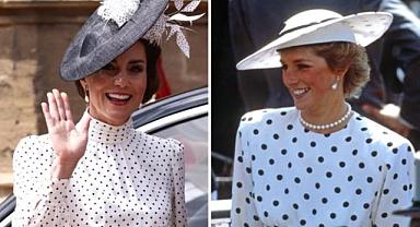 Prenses Kate Middleton Garter Nişanı'nda Göz Kamaştırdı