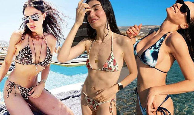 Tatil sezonu açıldı, ünlü güzeller plaja indi