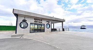 Üçkuyular İskelesi yeni yüzüyle hizmette