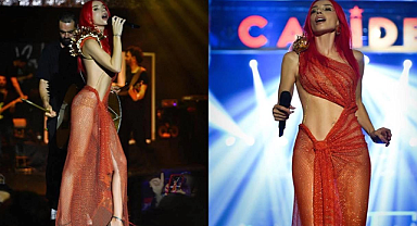 Ünlü şarkıcı Gülşen yine kıyafeti ile büyüledi!