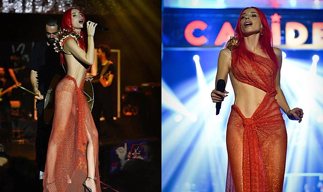 Ünlü şarkıcı Gülşen yine kıyafeti ile büyüledi!