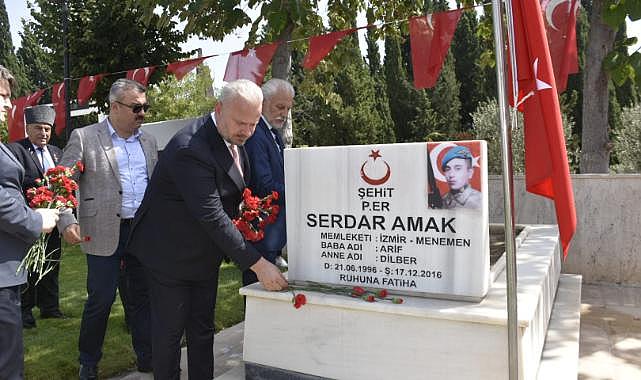 15 Temmuz şehitleri Menemen&#039;de dualarla anıldı