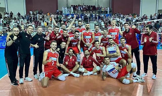 A Milli Erkek Voleybol Takımı şampiyon oldu.