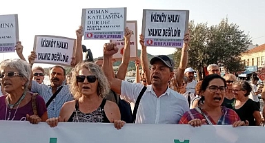 Akbelen İçin Foçadan İkizköylülere Destek