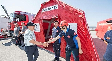 İzmir'de 360 personelle deprem tatbikatı: İzmirlilerin içi rahat etsin