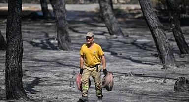 İzmir Kınık'taki yangında Devlet millet el ele verdi