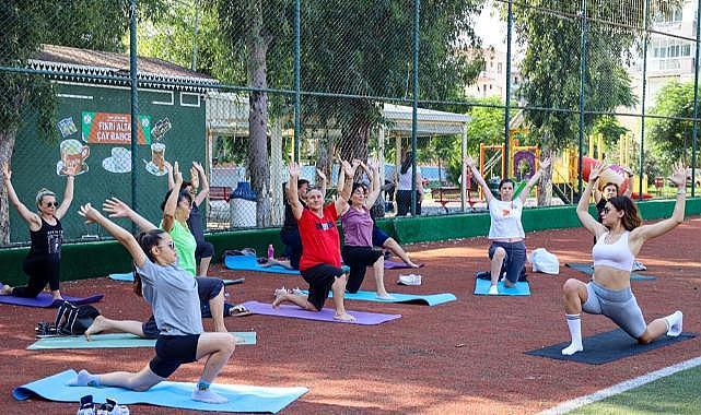 Karşıyaka&#039;da açık havada spor keyfi başladı