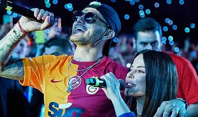 Simge&#039;den Icardi&#039;ye Aşkın Olayım mesajı