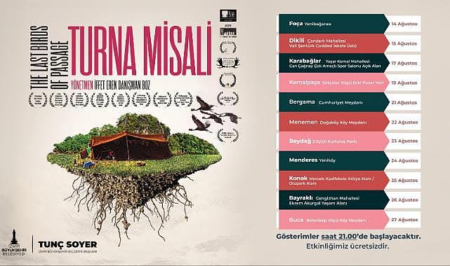 Açık havada sinema keyfi büyük ilgi görüyor