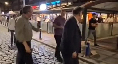 AK Partili Muharrem Kasapoğlu, İzmir'de alkollü bir mekanda eğlenenlere böyle eşlik etti
