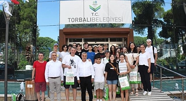 Alman öğrenciler "Kardeş Kent" projesi kapsamında Torbalı'da