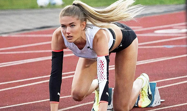 Atlet Alica Schmidt, Erling Haaland&#039;a meydan okudu: Mahvederim