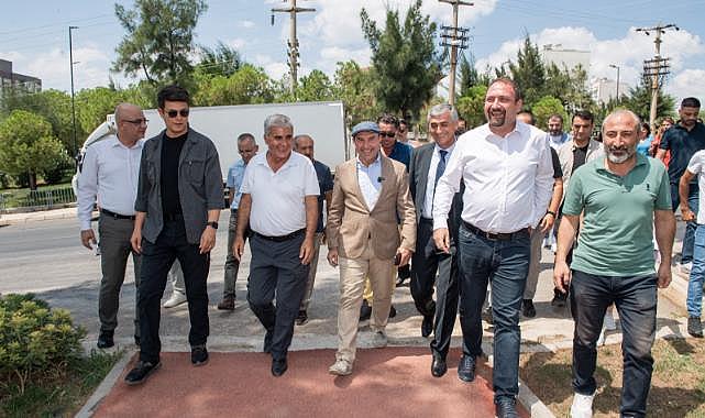 Başkan Soyer Çiğli&#039;de çevre düzenleme çalışmalarını inceledi