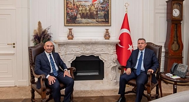 Başkan Soyer'den Vali Elban'a ziyaret